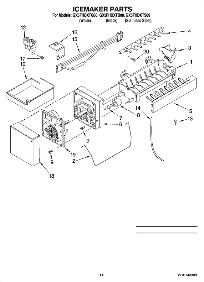 Diagram for GX5FHDXTS00