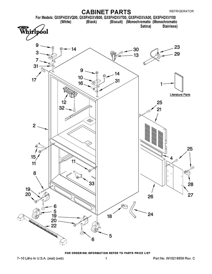 Diagram for GX5FHDXVB00