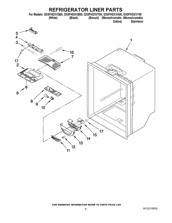 Diagram for GX5FHDXVA00