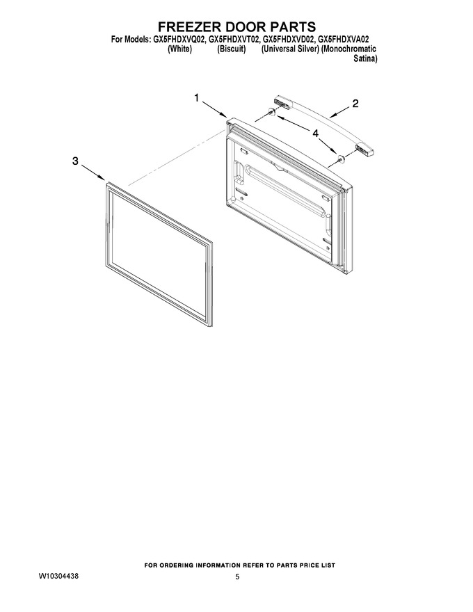 Diagram for GX5FHDXVT02