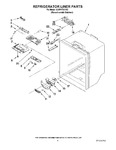 Diagram for 04 - Refrigerator Liner Parts