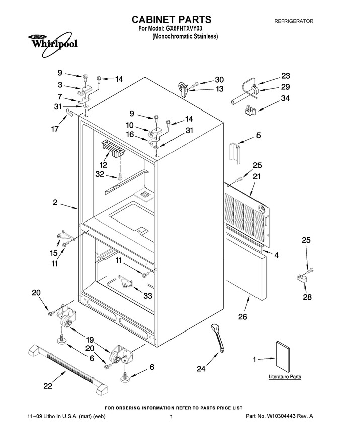 Diagram for GX5FHTXVY03