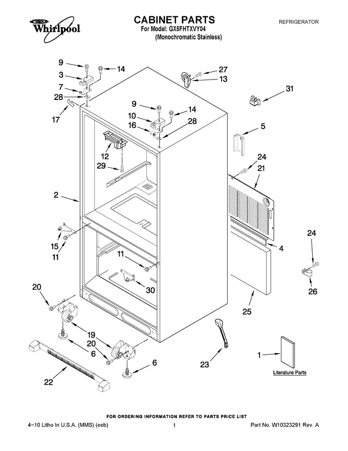 Diagram for GX5FHTXVY04