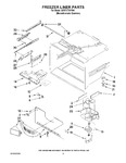 Diagram for 02 - Freezer Liner Parts