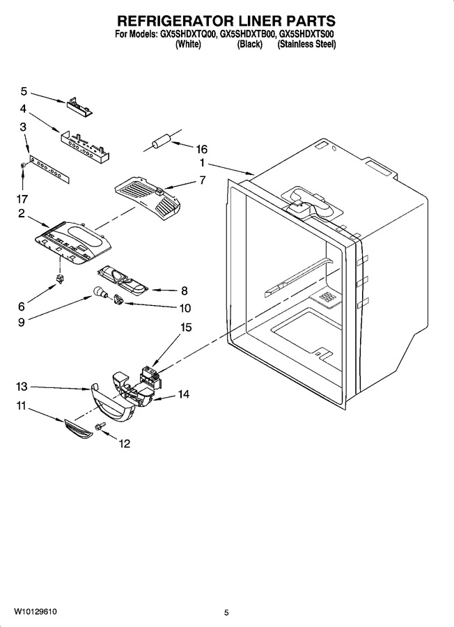 Diagram for GX5SHDXTQ00