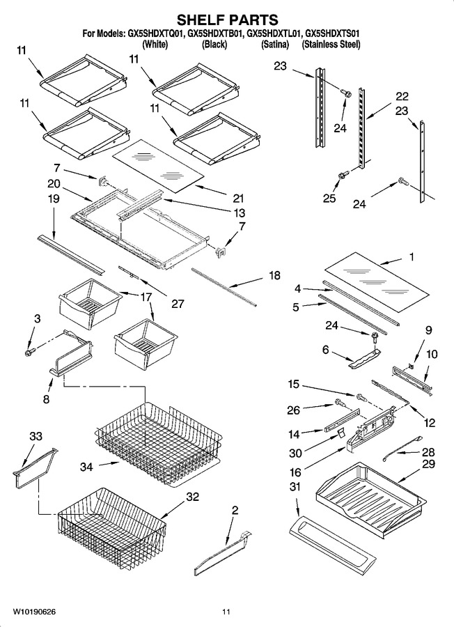 Diagram for GX5SHDXTQ01