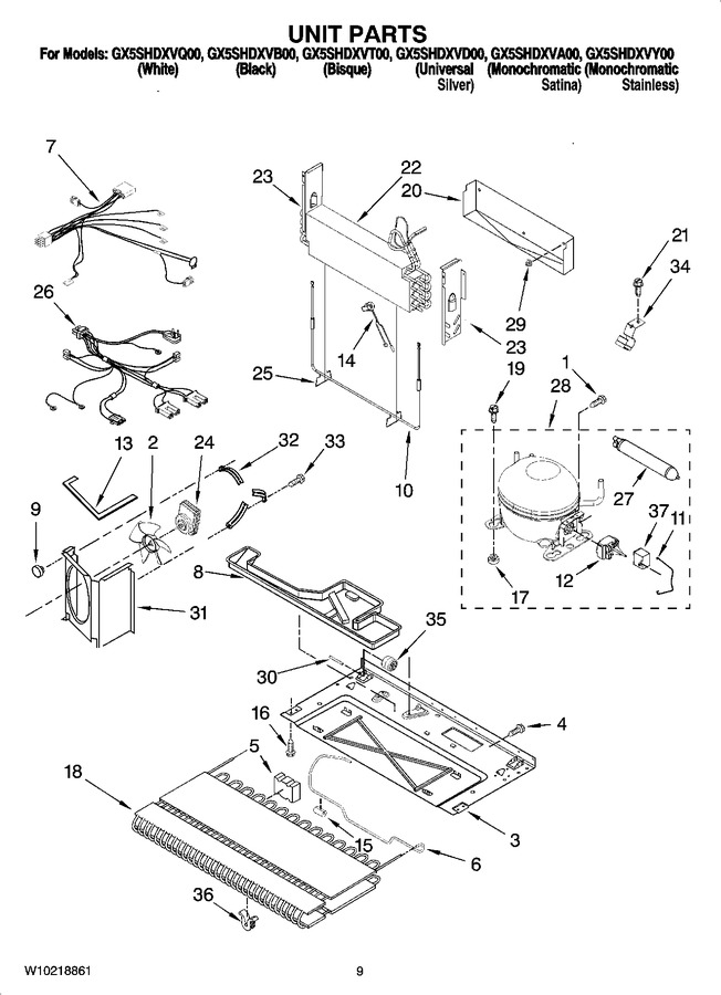 Diagram for GX5SHDXVA00