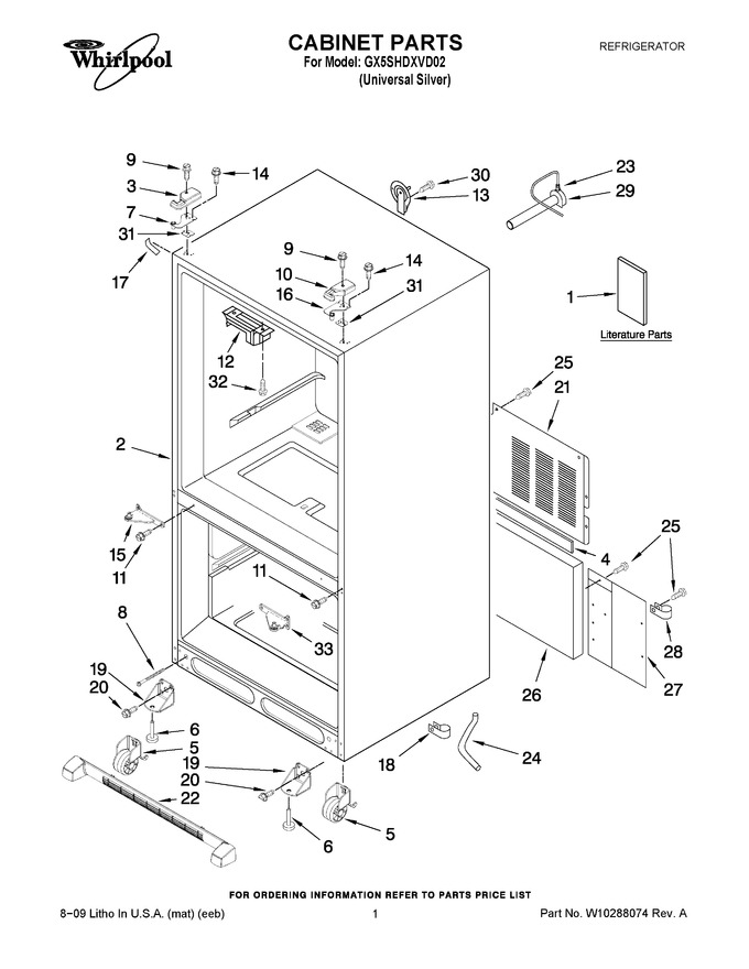 Diagram for GX5SHDXVD02