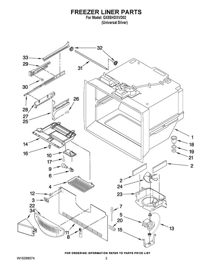 Diagram for GX5SHDXVD02