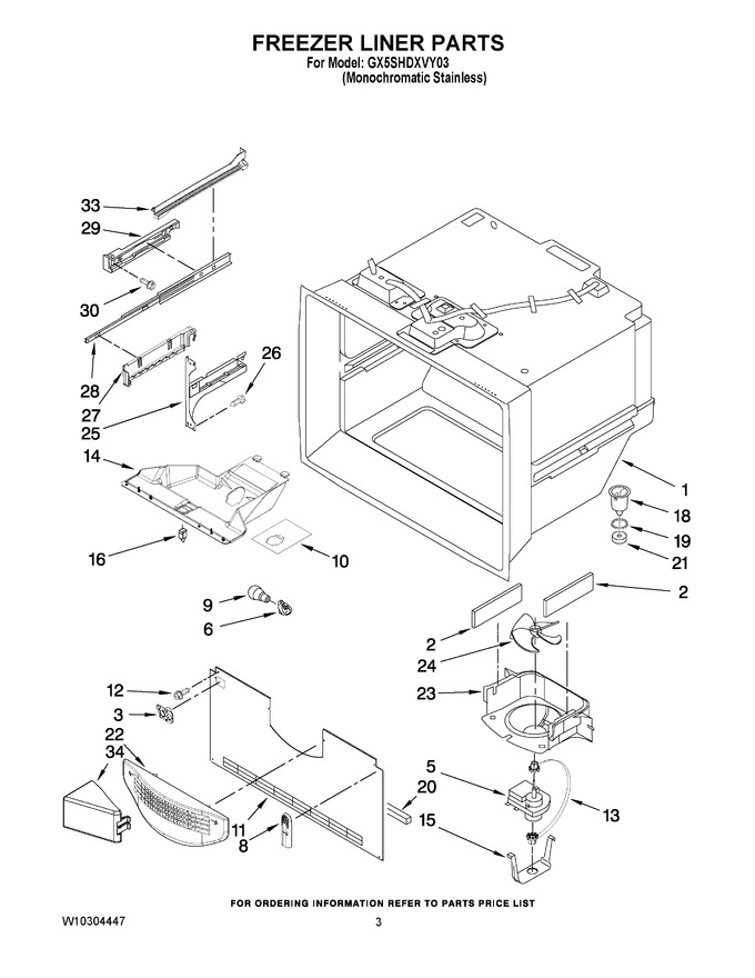 Diagram for GX5SHDXVY03