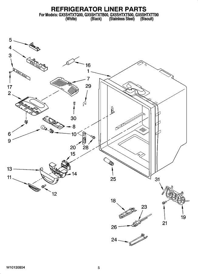 Diagram for GX5SHTXTQ00