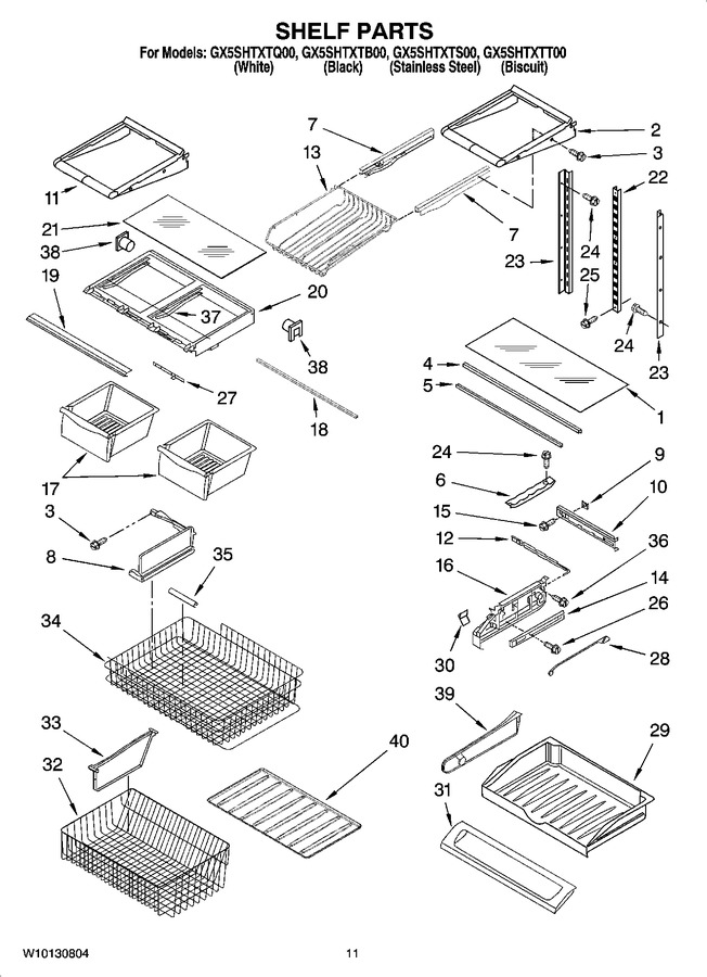 Diagram for GX5SHTXTS00