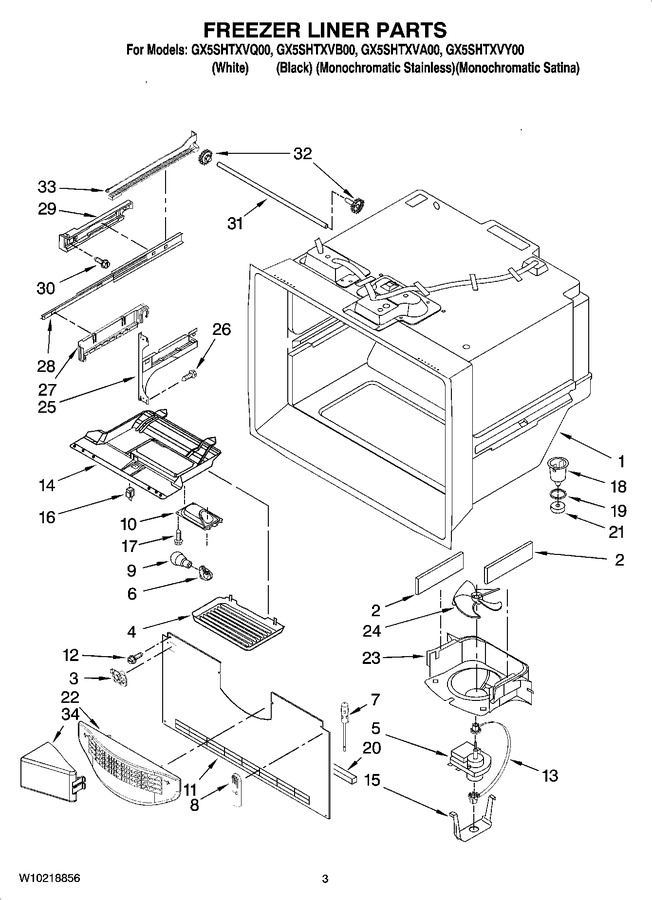 Diagram for GX5SHTXVQ00