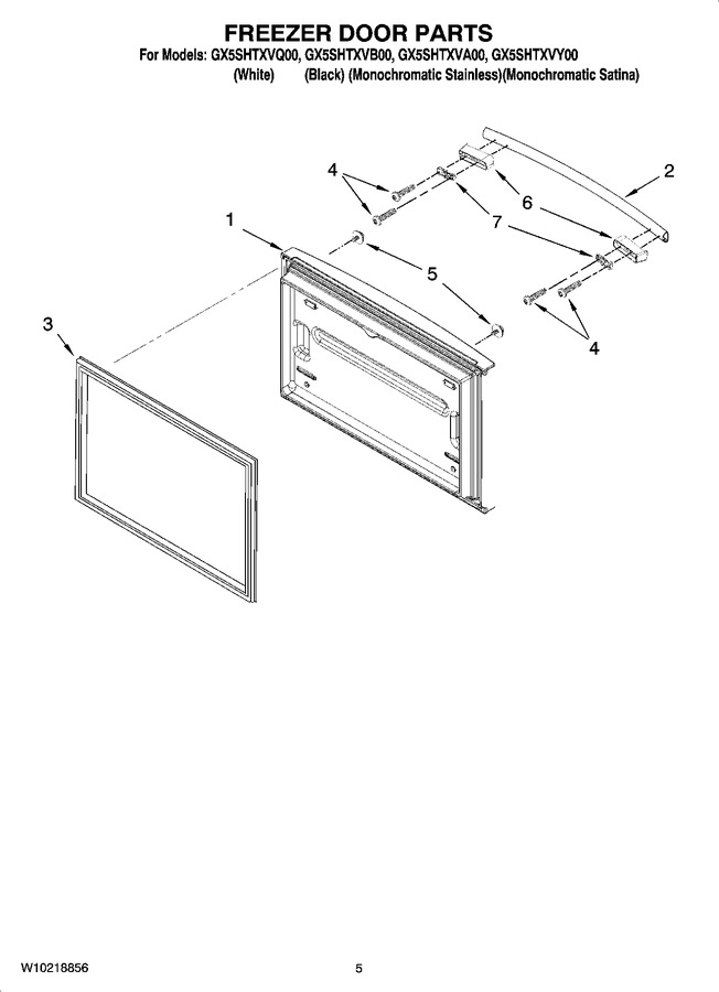 Diagram for GX5SHTXVA00