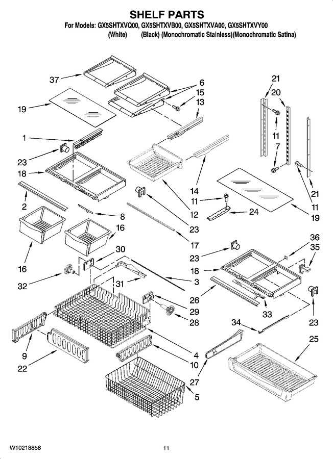 Diagram for GX5SHTXVY00