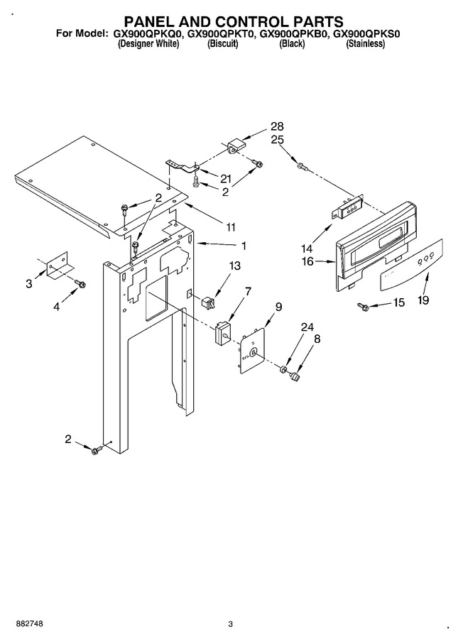 Diagram for GX900QPKT0