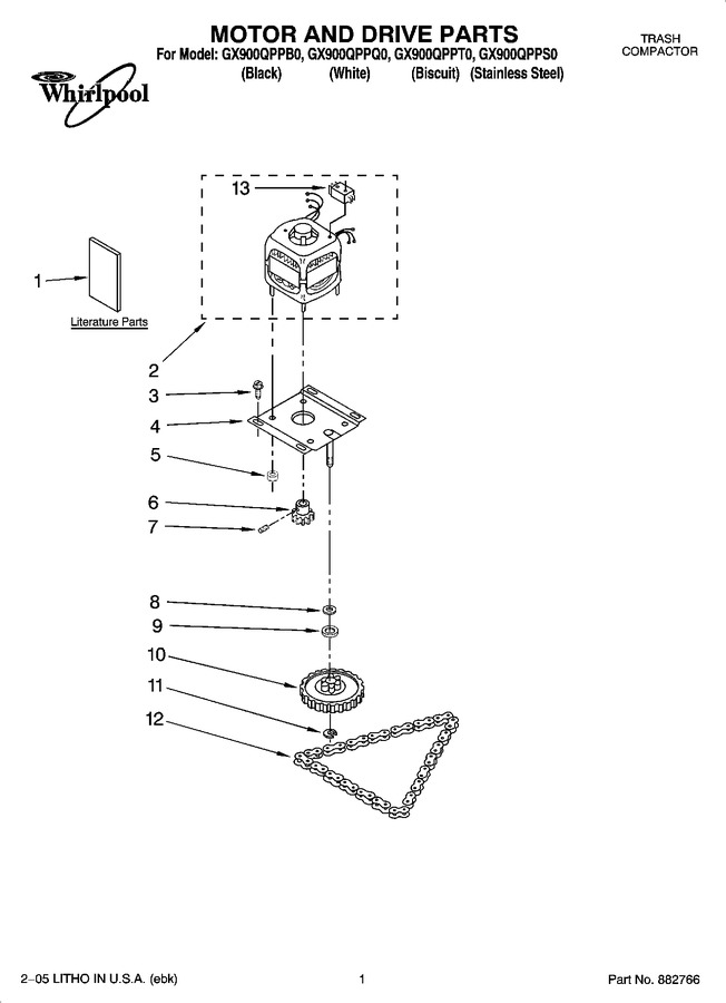 Diagram for GX900QPPT0