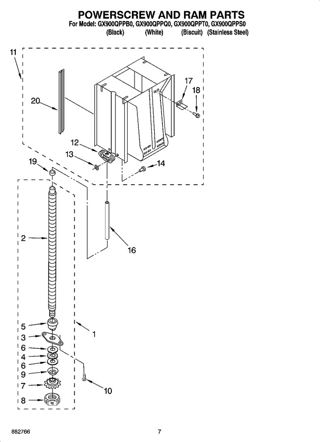 Diagram for GX900QPPT0