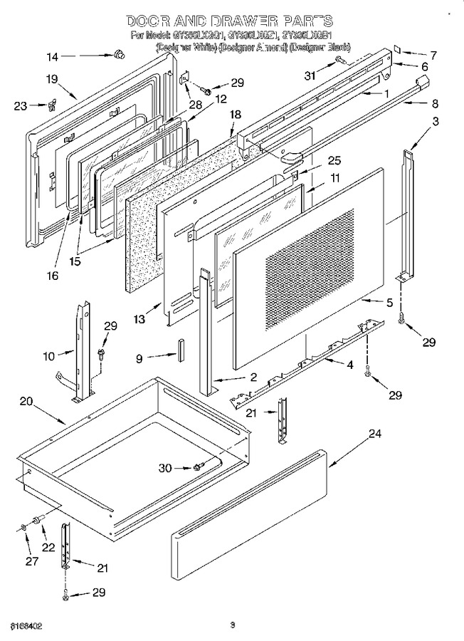 Diagram for GY395LXGB1