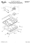 Diagram for 01 - Cooktop, Literature