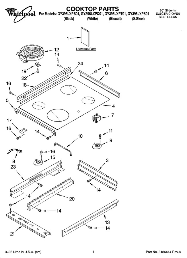 Diagram for GY396LXPQ01