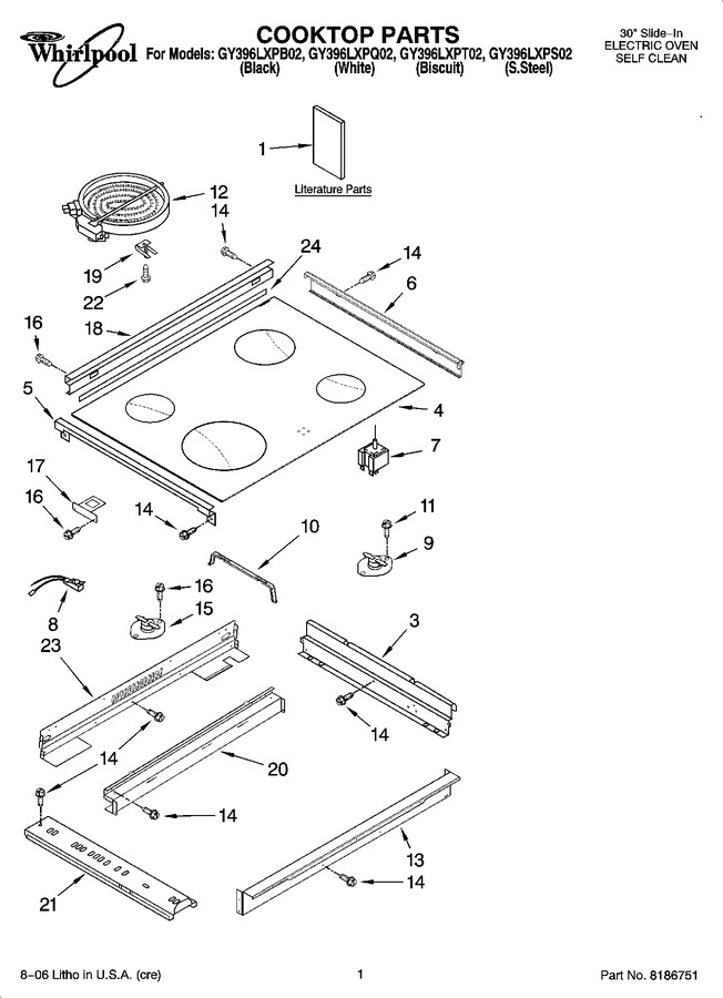 Diagram for GY396LXPB02