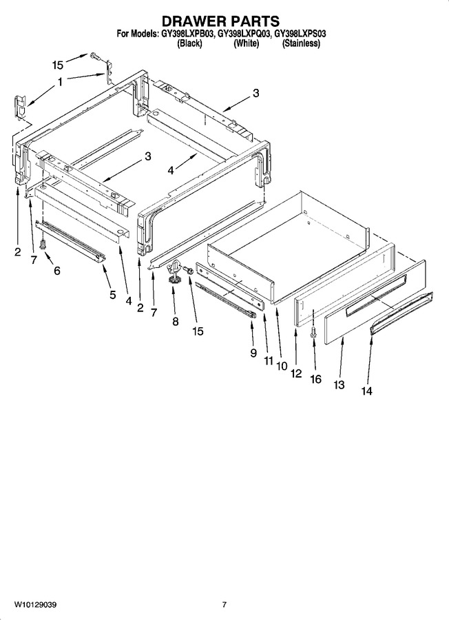 Diagram for GY398LXPB03