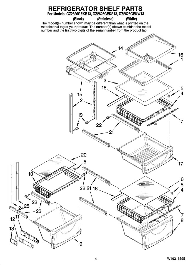 Diagram for GZ2626GEKW13