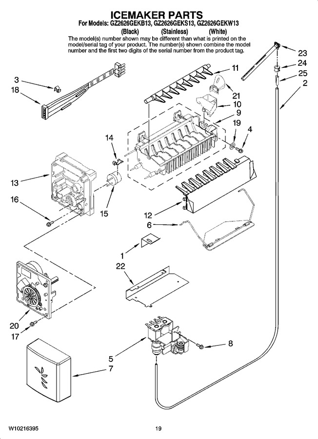 Diagram for GZ2626GEKW13