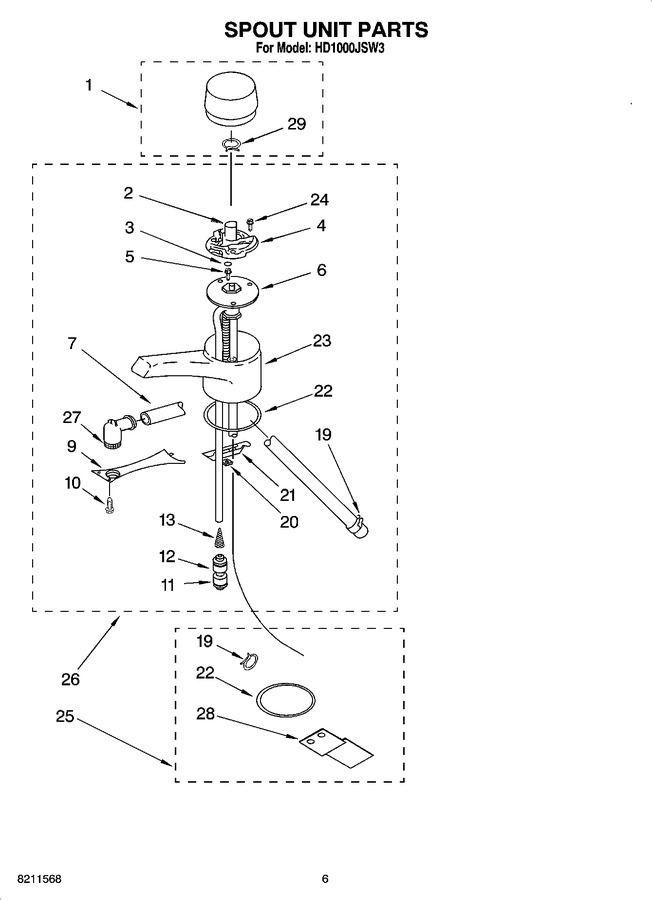 Diagram for HD1000JSW3