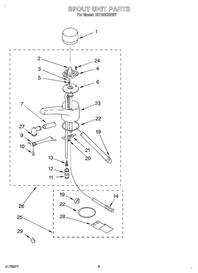 Diagram for HD1000XSW7