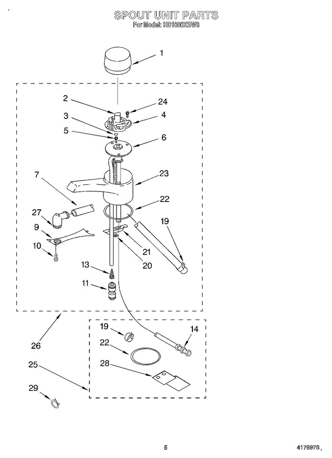 Diagram for HD1000XSW6