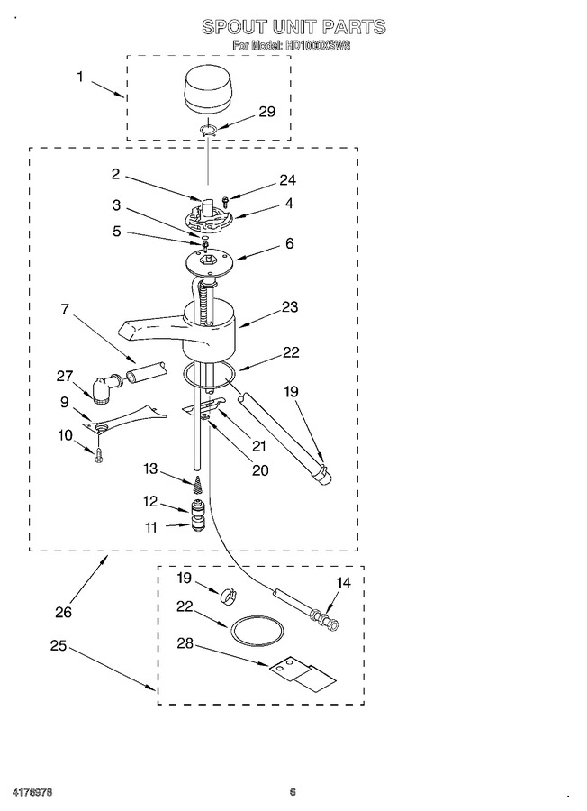 Diagram for HD1000XSW8