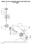 Diagram for 04 - Brake, Clutch, Gearcase, Motor And Pump Parts