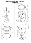 Diagram for 03 - Agitator, Basket And Tub Parts