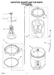 Diagram for 03 - Agitator, Basket And Tub Parts