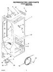 Diagram for 02 - Refrigerator Liner Parts