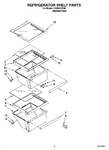 Diagram for 03 - Refrigerator Shelf Parts