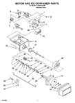 Diagram for 05 - Motor And Ice Container Parts