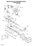 Diagram for 05 - Motor And Ice Container Parts