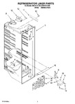 Diagram for 02 - Refrigerator Liner Parts