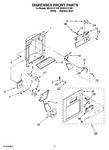 Diagram for 08 - Dispenser Front Parts