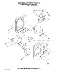 Diagram for 08 - Dispenser Front Parts