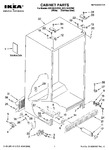 Diagram for 01 - Cabinet Parts