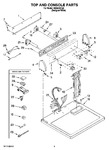 Diagram for 02 - Top And Console Parts