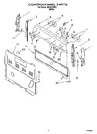 Diagram for 02 - Control Panel Parts