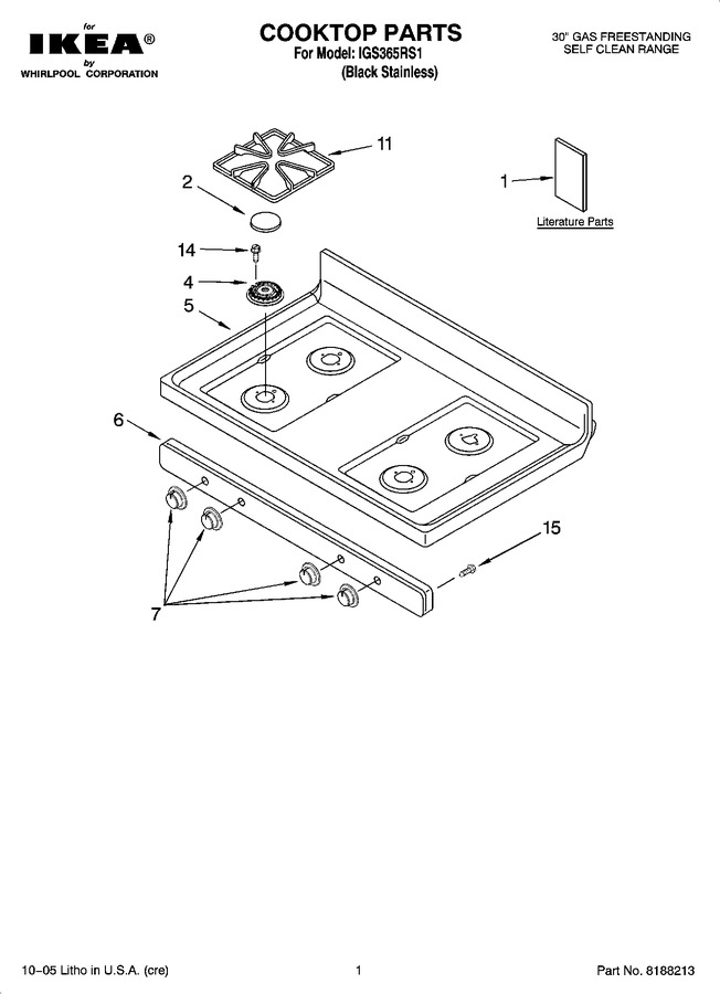 Diagram for IGS365RS1