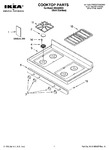 Diagram for 01 - Cooktop Parts