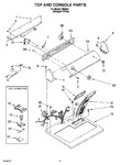 Diagram for 02 - Top And Console Parts