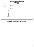 Diagram for 10 - Miscellaneous  Parts, Optional Parts (not Included)